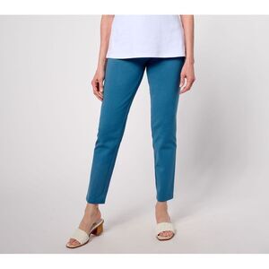 Adidas Women's Pants Sz S Tummy Control 86 Slim Leg Blue A685173